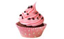 rosa Schoko-Cupcake