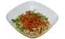 Blattsalat mit gebratenem Paprika